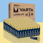 VARTA Longlife AAA Batteries 100 Pack Alkaline AAA Battery