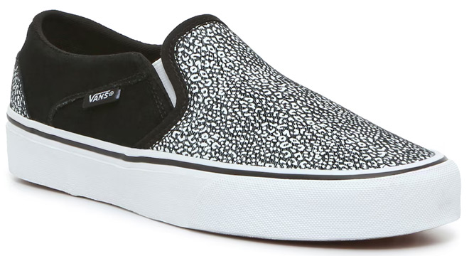 Vans Asher Slip On Womens Sneakers