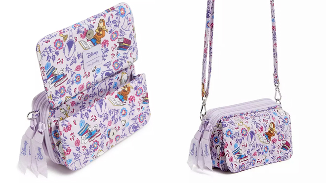 Vera Bradley Beauty and the Beast RFID Crossbody Bag