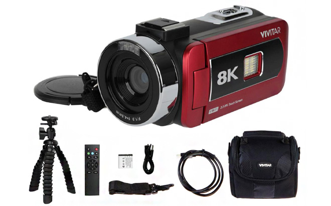 Vivitar 8K Ultra HD 18x Zoom Digital Camcorder Kit