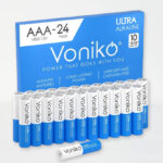 Voniko Premium Grade AAA Batteries 24 Pack