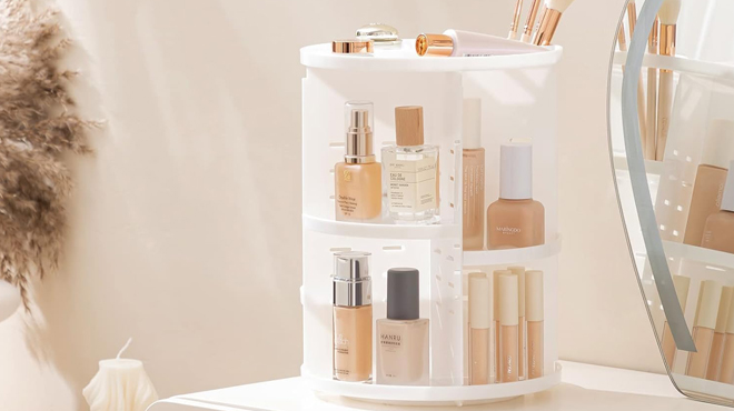 Vorey Rotating Makeup Organizer