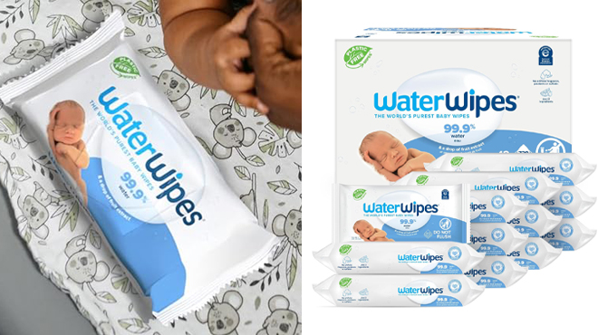 WaterWipes 720 Count Baby Wipes 12 Pack