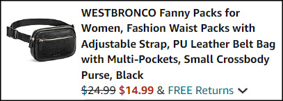 Westbronco Belt Bag Checkout