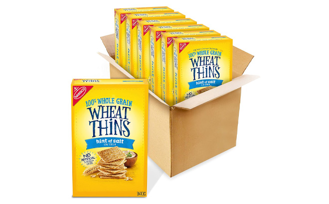 Wheat Thins Whole Grain Crackers 6 Count