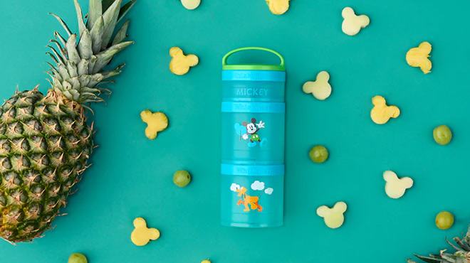 Whiskware Disney Stackable Snack Container with Mickey & Pluto