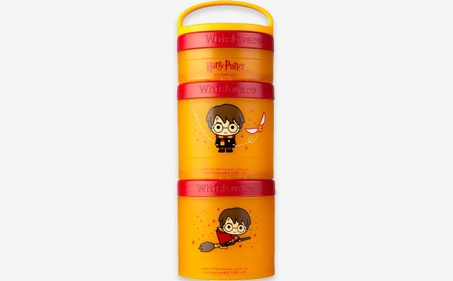 Whiskware Harry Potter Stackable Snack Containers in Orange Color