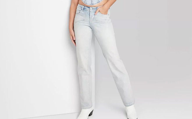 Wild Fable Womens Low Rise Bootcut Jeans