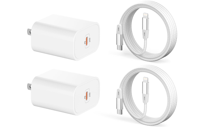 iPhone Charger 2 Pack