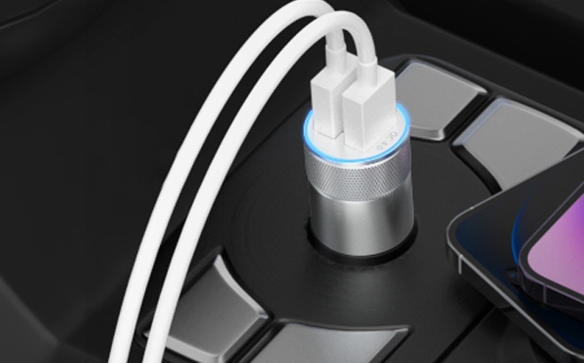 iPhone Fast Car Charger with Lightning Cable