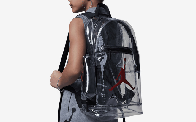 1 Jordan Clear TPU School Backpack