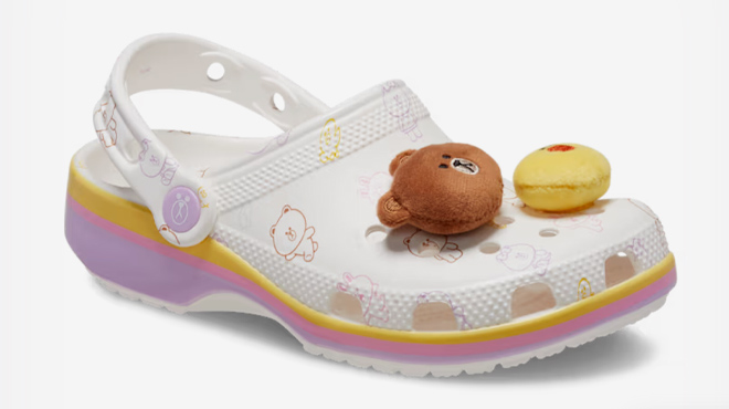 12 Crocs Toddlers Line Friends Classic Clogs