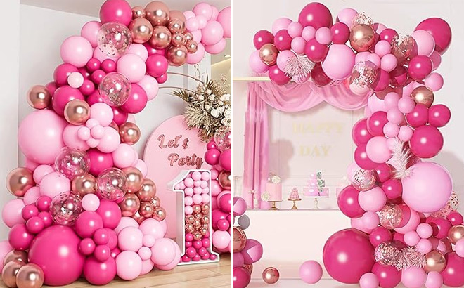 125 Piece Balloon Garland Arch Set