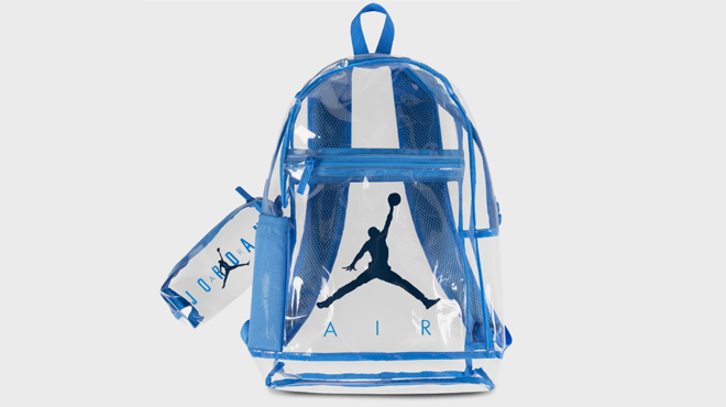 2 Jordan Clear TPU School Backpack