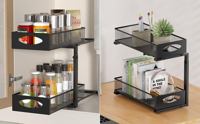 2 Tier Under Sink Organizer