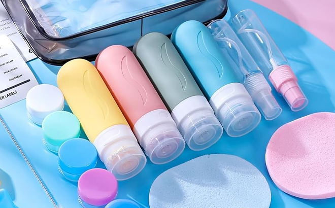 26 Pack Womens Travel Bottle Set