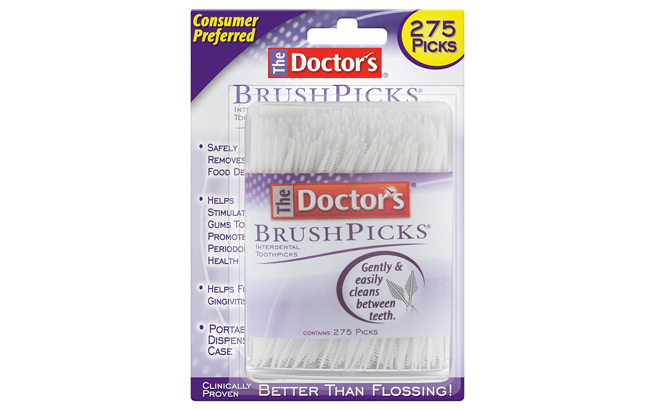 275 Count The Doctors BrushPicks Interdental Toothpicks