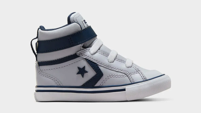 7 Converse Pro Blaze Strap Leather Easy On Toddler Shoes