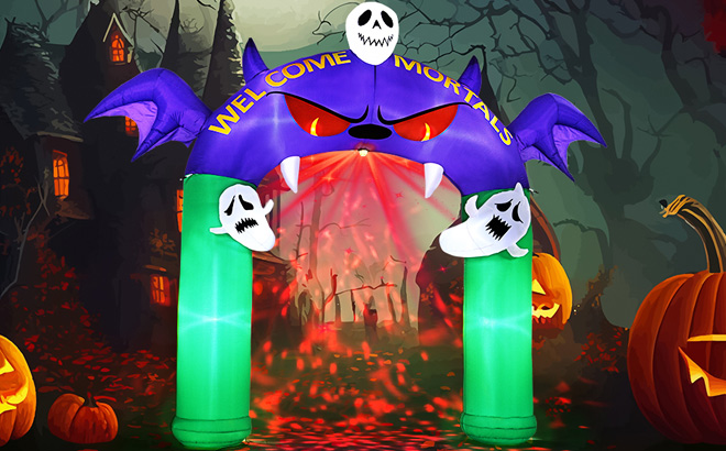 9 Foot Halloween Inflatable Archway