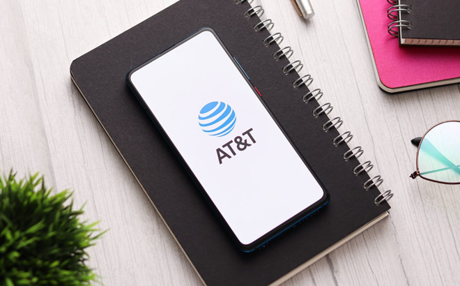 A Mobile Phone with ATT Logo