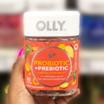 A Person Holding OLLY 30 Count Probiotic Prebiotic Gummies