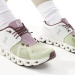 A Person Wearing On Cloud 5 Womens Shoes