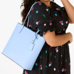 A Person wearing Kate Spade Brynn Tote Bag