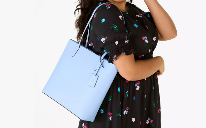 A Person wearing Kate Spade Brynn Tote Bag