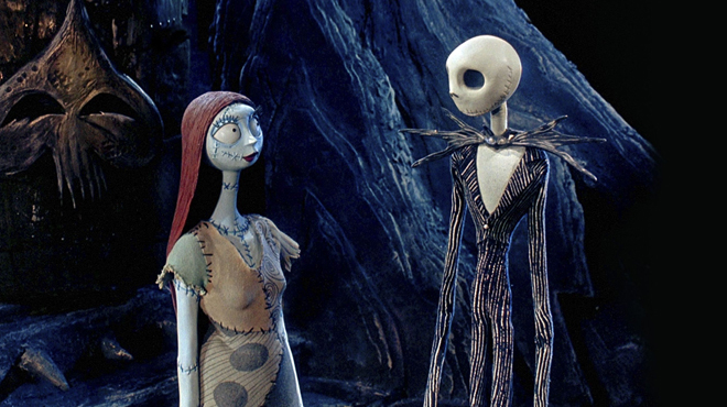 A scene from the Nightmare Before Christmas