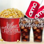 AMC Theatres Popcorn Fountain Drinks and Tickets