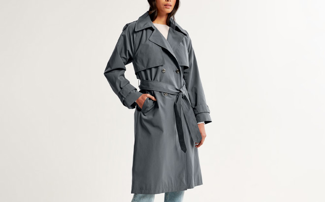 Abercrombie Fitch Elevated Trench Coat