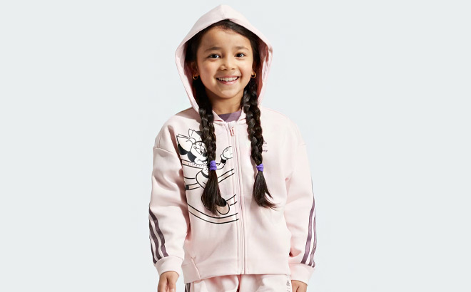 Adidas Disney Girls Minnie Daisy Track Top