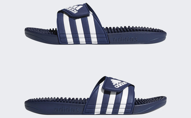 Adidas Essentials Adissage Slides in Dark Blue Color