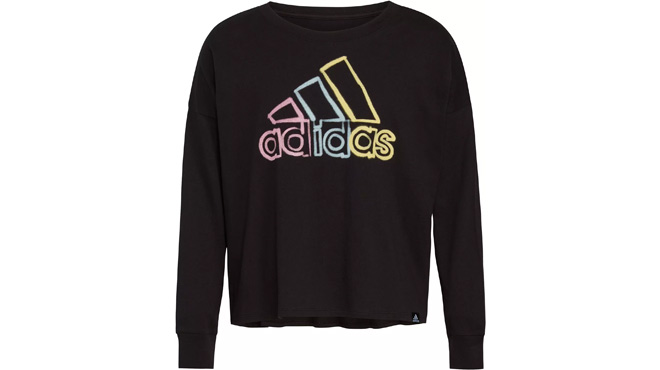 Adidas Girls Long Sleeve T Shirt