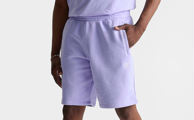 Adidas Mens Shorts in Violet