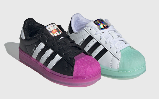 Adidas New Superstar LED Lights Kids Shoes