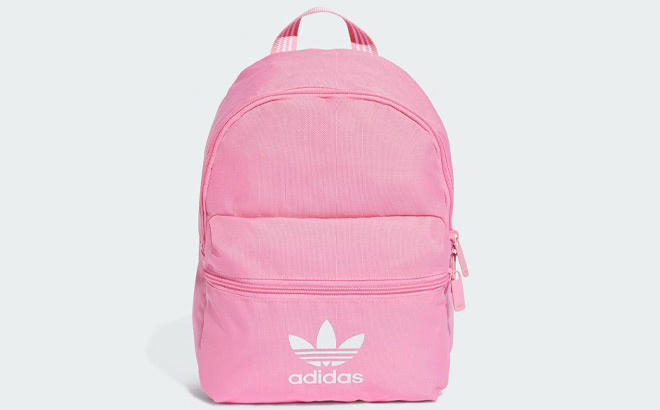 Adidas Small Adicolor Classic Backpack in Pink Color