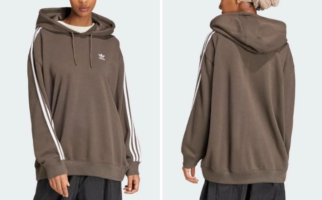 Adidas Womens Adicolor Oversized Hoodie