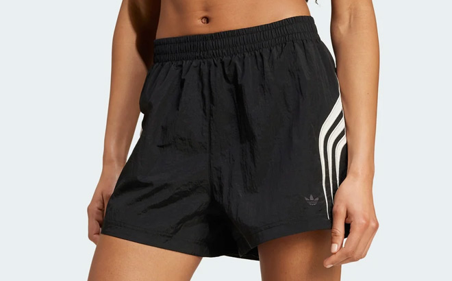 Adidas Womens Atlanta Cut Line Nylon Shorts