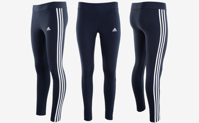 Adidas Womens Essentials 3 Stripes Leggings