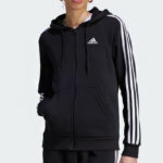 Adidas Womens Essentials Full Zip Fleece Hoodie