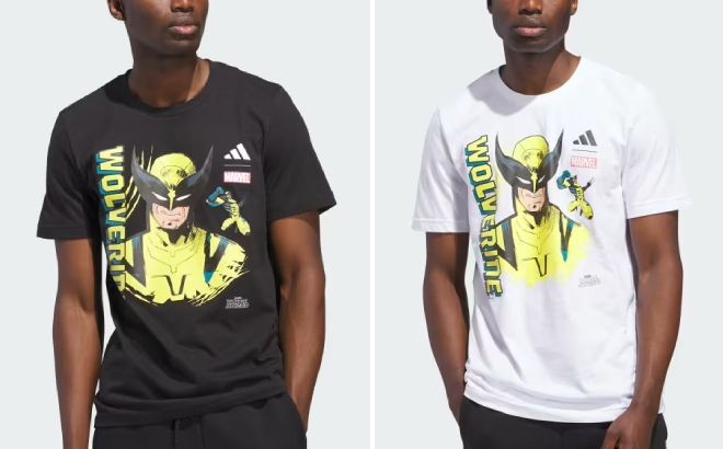 Adidas x Marvel Wolverine Mens Graphic Tees