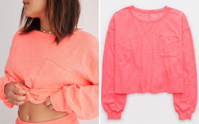 Aerie Endless Summer Crew Sweatshirt