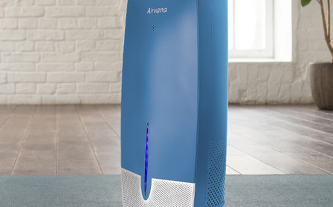 Airvana Capri True HEPA Air Purifier in the Color Denim