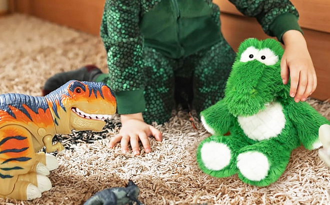 Alligator Coolable and Heatable Stuffed Animal