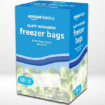 Amazon Basics Freezer Quart Bags 120 ct