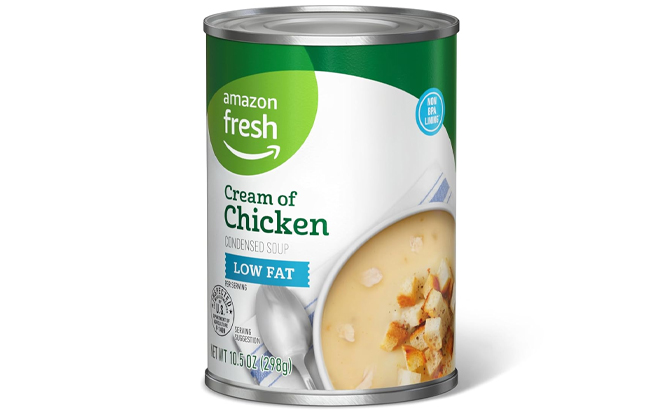 Amazon Fresh Condensed Low Fat Cream of Chicken Soup