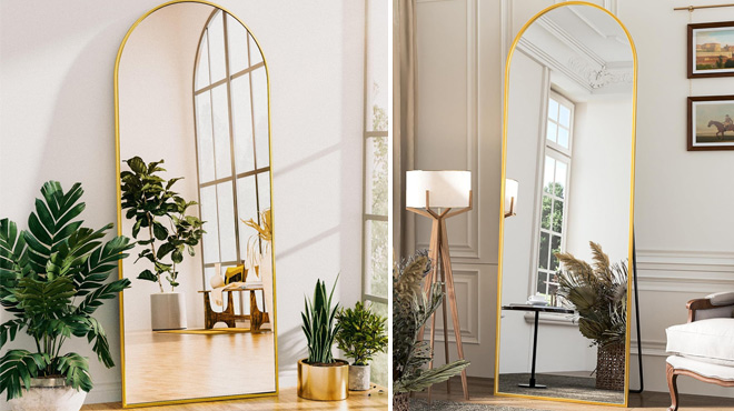 Antok Arched Full Length Floor Mirror