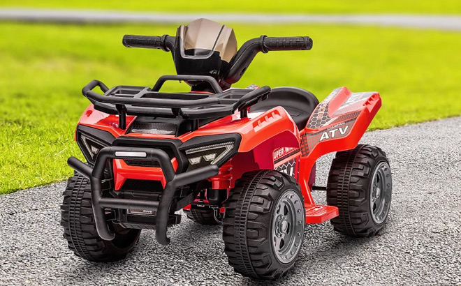 Aosom Kids Quad in Red