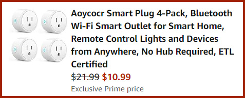 Aoycocr Smart Plug 4 Pack Summary